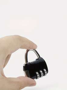 三位密码锁，高品质金属密码锁，三位密码挂锁，行李金属密码锁，迷你防盗锁，抽屉锁，旅行和健身房储物柜的理想配件 - 彩色 - 查看 3