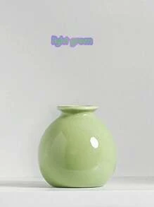 1 Peça Mini, Vaso de Boca Larga, Vaso de Cerâmica, Vaso de Flor Decorações de Mesa Coloridas, Vasos Criativos para Plantas e Flores, Flores Artificiais para Quarto, Flores Secas Decorativas, Estilo Dopamina, Decorações de Mesa, Decorações para Casa, Adereços para Fotos, Adequado para Quarto, Entrada, Decoração de Feriado, Presente do Dia dos Namorados