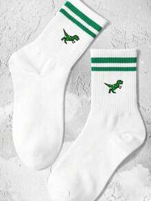 1/3/5Pairs Men's Socks, Mid Length Socks, Colorful Pattern Socks, Round Neck Socks, High Length Socks, Soft Men's Socks, Crew Sports Socks, Fabric Men's Socks, Cute Socks, Girls' Socks, Sheer Socks, Slouchy Socks, Cute Socks, Crew Sports Socks - Multicolor - View 27