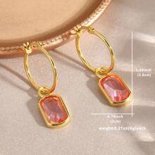 Vintage Bohemian Style Faux Pearl Drop Earrings, Art Deco Bridal Wedding Earrings For Women, Modern Bridesmaid Gift - Gold - View 5