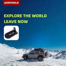 可折叠铝合金汽车踏板，适用于轿车、SUV 和卡车，承重 400 磅，黑色夏季收纳盒礼物 - 彩色 - 查看 8