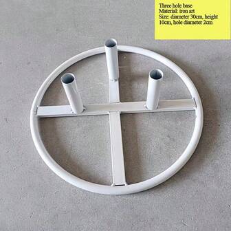 1 件现代锻铁花环底座非常适合婚礼和家居装饰节日花架适合母亲节和毕业典礼大型装饰铁艺花架