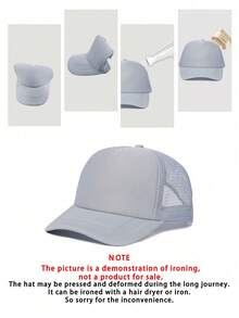 Embroidery "HANGOVER HAT" Drawstring Foam Mesh Cap - Mesh Cap - View 8