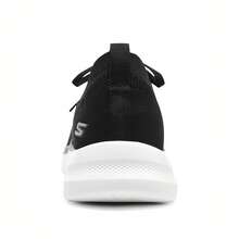 Skechers GO WALK 6 男士日常休闲舒适便鞋 - 黑色 - 查看 4