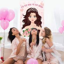 Bride Party Games,Pin The Ring On The Bride,Hen Party Bachelorette Party Bridal Shower Women Night Game Bride To Be Pin Game Wedding Engagement Party Supplies ,Rings In 7 Colors For Up To 42 Guests - Multicolor - View 9