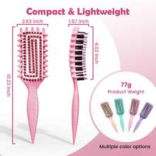Curly Hair Brush Styling Curl Defining Brush For Women Edge Define Lift Curling Brush For Curly Hair Effortlessly Defined Curls And Reduces Frizz