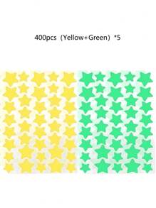 1120/840/560/280 Pcs Star Stickers, Back To School,Halloween & Christmas Decoration Stickers, Colorful Five-Pointed Star Stickers For Party, Holiday Photo Decoration, Face Decor Stickers (1 Sheet Per Color), For Decoration Only (Not For Makeup)2000/1400/160/80/40