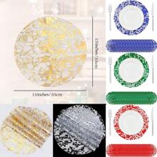 Disposable Gold Foil Placemats, Suitable For Various Party Decorations