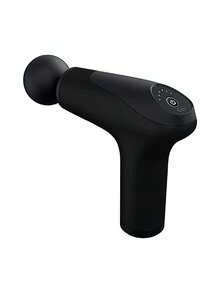 LIPETY Mini Massage Gun, Percussion Deep Tissues Muscle Massager Gun With 6 Speeds 4 Massage Heads,Lightweight Portable Percussion Muscle Gun For Sport's Lover, Gifts For Men Women (BLACK) - Black - View 3