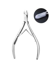1pc Stainless Steel Cuticle Nipper, Nail Clipper, Nail Trimmer, Ingrown Toenail Clipper, Manicure Tool Set