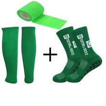 3pcs/Set Non-Slip Coated Sports Mid-Calf Socks & Leg Warmers - Multicolor - View 10
