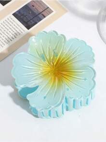 topshiny 1 件夏威夷渐变漩涡花发夹，清爽夏日海滩度假风格发夹配饰、发饰、爪夹、发夹、发夹 - 彩色 - 查看 12