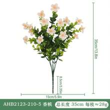 2/4/6 Stücke simulierte Eukalyptus-Blumen werden für Vasen, Wanddekoration, Blumenarrangements, künstliche Pflanzen, UV-Schutz, Künstliche Blumen, grüne Sträucher, Pflanzendekoration, Outdoor-Pflanzenhänger, Blumentöpfe, Heim- und Gartendekoration verwendet