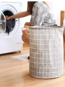 衣服收纳篮，玩具收纳篮，轻巧可折叠，适用于各种场景，卧室、浴室、储藏室等。带手柄的洗衣篮，客厅装饰篮，编织收纳篮，用于玩具箱、枕头、毯子、衣服 - 彩色 - 查看 10