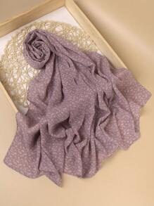 1 Piece Chiffon Paisley Cashew Print Chiffon Scarf, Elegant Female Hijab, Spring And Summer Soft And Breathable Sun-Proof Silk Scarf Shawl For Abaya