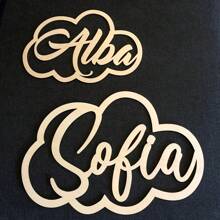 1 Stück personalisiertes Holz-Wolkenförmiges Namensschild, süße Wolken Dekoration für das Schlafzimmer, elegantes Schriftdesign, Heimdekoration, geeignet als personalisiertes Geschenk für wichtige Freunde, multifunktional, langanhaltend, dekorativ, wiederverwendbar, exquisit, stilvolle, hochwertige, farbige, moderne, individuelle, einzigartige, ideale Geschenke für ihn, ideale Geschenke für sie, Freund, Vater, Freundin, Mutter, Familie, Freunde, Teeraum, Zuhause, Garten, Büro, für Jahrestage, für Valentinstag, für Muttertag, für Geburtstage, für Vatertag, für Abschluss, für Hochzeiten, für Einweihung, Heimdekoration, personalisierte Handwerkskunst, Heim-Refresh