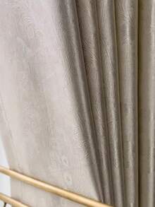 1pc Solid Color Curtain For Living Room & Bedroom, Blackout, Decorative, Soundproof, Insulation, Privacy Protection, With Excellent Draping