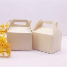 10pcs Black/White/Kraft Paper/Pink/Purple Candy Carrying Box Gift Box Paper Box - Black/white/kraft Paper/pink/purple Candy Carrying Box - View 8