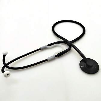 1pc Stethoscope Prop Doctor Auscultation Tool Educational Instrument, Single Tube Stethoscope