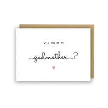 Will You Be My Godmother, Godfather, Godparents, Christening Cards, Cards For My Godmother, Godmother Cards, Funny Godmother Cards, Funny Cards - Multicolor - View 7