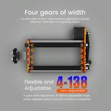 ACMER M2 Laser Rotary Roller Laser Engraver Module Y-Axis Rotary Roller 360° Rotating For ORTUR XTOOL ATOMSTACK Laser Engraver - M2 - 查看 3