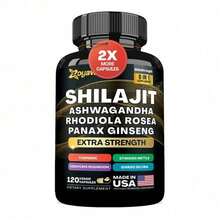All-In-One Multivitamin Energy Booster - With Ashwagandha & 7+ Extra Strength Ingredients - 60 Capsules - MADE IN USA-CWTI - 120 計數 - 查看 2