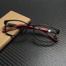Óculos De Armação Para Criança TR- 90 Infantil Pernas Ser Abertas 360° Diopter/Super Leves -5052- Preto/Azul