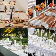 Disposable Gold Foil Placemats, Suitable For Various Party Decorations