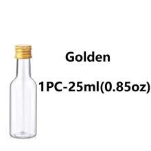 32pcs/1pc/5pcs Mini Petite Empty Transparent Body Plastic Wine Bottle Waterproof, With A Small Funnel For Easy Filling, Screw Cap Sealing Is Not Easy To Leak, Multiple Sizes To Choose From, Suitable For Weddings, Parties, Alcohol, Gin, Whisky, Spirits.
