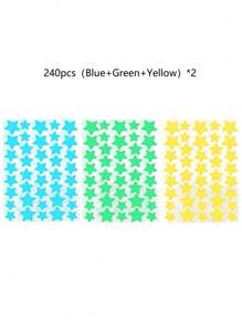 1120/840/560/280 Pcs Star Stickers, Back To School,Halloween & Christmas Decoration Stickers, Colorful Five-Pointed Star Stickers For Party, Holiday Photo Decoration, Face Decor Stickers (1 Sheet Per Color), For Decoration Only (Not For Makeup)2000/1400/160/80/40