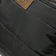 LAURA GELLER NEW YORK Quilted Makeup Bag With Brush, Burgundy - Toiletry Bag Organizer Travel - Large Capacity Full Size Makeup Bag - Easy To Clean - Black - View 6