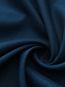 Muslim Men's Long Sleeve Embroidered Hooded Zipper Islamic Loose Casual Robe, Soft Fabric, All Season - Blue - View 11