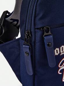 Balabala Kids' Crossbody Sling Bag, Hogwarts-Themed Chest Bag With Adjustable Strap, Lightweight And Stylish For Boys And Girls - Blue - View 5