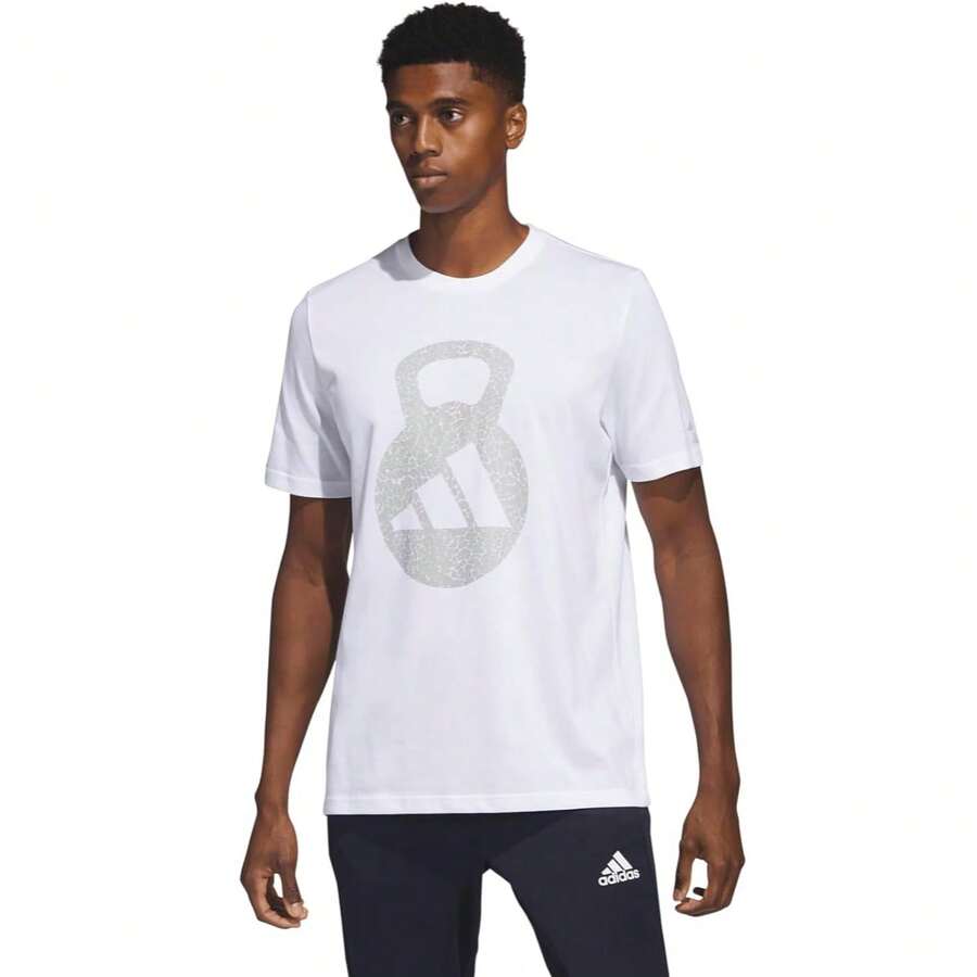Adidas M STR LOGO G T-SHIRTS - White - View 1