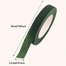Potted Flowers Artificial Tropical Flowers Bouquet Wrapping Tape, Green Paper Tape, Used For Artificial Flowers And Plant Stems, DIY Crafts And Layout Flower Tape - Green - View 3