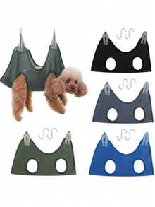 Pet Grooming Hammock, Cat & Dog Nail Trimmer Hammock For Small/Medium Pets - Khaki - View 1