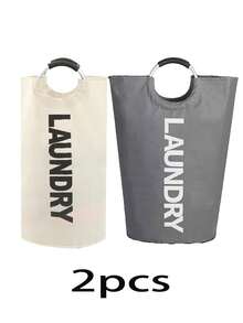 1/2pcs Large Laundry Basket, Foldable Laundry Bag, Free-Standing Tall Laundry Basket, Foldable Laundry Basket, Suitable For Dorm, Home, Travel (Multi-Color Optional) Oxford Cloth Dirty Laundry Basket Storage Basket Dirty Laundry Basket Aluminum Ring Handheld Collapsible Storage Bag Dirty Laundry Storage Basketlaundry Hamper,Washing Basketbathroom Organizer,Basket,Storage Basket,Foldable Laundry Basket - Multicolor - View 27