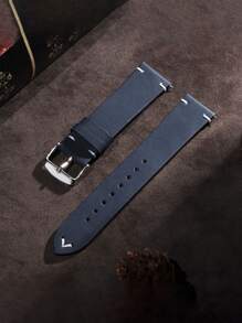 1pc Men's Watch B Breathable Comfortable Lightweight High Quality Leather Strap Compatible With 18mm 20mm And 22mm Watch Bands