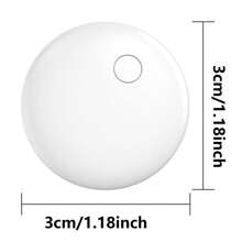 Tracker Air Tag: Smart BT Tracker, Item Finder Works With Apple Find My (IOS Only) App, Trakcer Tag Locator For Keys,MFI For LOS FIND MY APPLE , Luggage, Satchel, Backpack Etc. (Not For Android Devices)