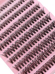 ICHICKISS 200 Pcs Eyelashes Set, 10D - 100D, D Curl, Mixed Length 8-16mm, Natural & Fluffy, 0.07mm Lightweight Reusable Lashes For Holiday And Party - D - 查看 4