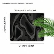 Tấm lót chuột Fashion Lines thiết kế sóng nghệ thuật, phụ kiện bàn làm việc văn phòng, viền may chắc chắn, chống trượt, cỡ XL, đế cao su, tấm lót bàn phím 35.4x15.7 inch, tấm lót bàn chơi game điện tử cho văn phòng, nhà cửa, quà tặng cho nam giới, phụ kiện bàn làm việc chơi game, đồ dùng văn phòng, tấm lót chuột cho bàn làm việc - Nhiều màu - Xem 17