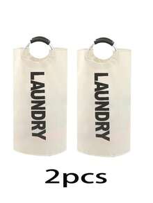 1/2pcs Large Laundry Basket, Foldable Laundry Bag, Free-Standing Tall Laundry Basket, Foldable Laundry Basket, Suitable For Dorm, Home, Travel (Multi-Color Optional) Oxford Cloth Dirty Laundry Basket Storage Basket Dirty Laundry Basket Aluminum Ring Handheld Collapsible Storage Bag Dirty Laundry Storage Basketlaundry Hamper,Washing Basketbathroom Organizer,Basket,Storage Basket,Foldable Laundry Basket - Multicolor - View 20