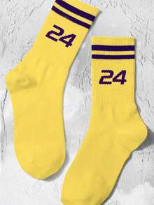 1/3/5Pairs Men's Socks, Mid Length Socks, Colorful Pattern Socks, Round Neck Socks, High Length Socks, Soft Men's Socks, Crew Sports Socks, Fabric Men's Socks, Cute Socks, Girls' Socks, Sheer Socks, Slouchy Socks, Cute Socks, Crew Sports Socks - Multicolor - View 12