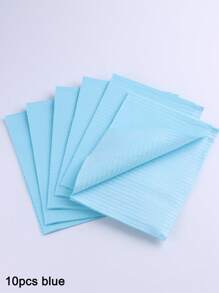 Disposable Pink Nail Art Table Mat 3 Lays Waterproof Clean Paper Foldable Multifunction Beauty Tattoo Dental Drapes Waterproof Tablecloth Cleaning Manicure Napkins Manicure Supplies