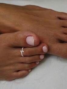 FOREVER QUEEN 1PC 925 Sterling Silver Toe Rings For Women Toe Ring Hand Ring Adjustable Open Rings For Women Summer Jewelry - Toe Rings - View 2