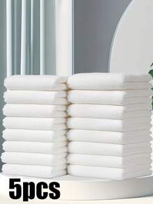 Toalla cuadrada suave de color blanco, súper absorbente, juego de toallas de mano de felpa de coral - súper suaves y muy absorbentes, de secado rápido, disponibles en varios colores, perfectas para la ducha, el gimnasio, los viajes, la piscina, toalla facial para baño, gimnasio, hotel y spa, toallas de ducha para salón de belleza, hotel deportivo, artículos esenciales para el hogar, toalla, cuidado de la piel