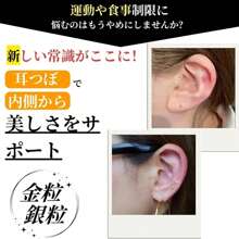 Instant Ear Seed Stickers 100 Grains Golden Allergy-Friendly Gold And Silver Grains Stainless Steel Ear Seed Jewelry Goods Neck Massage Facial Muscle Care Nasolabial Fold Reduction Eye Care