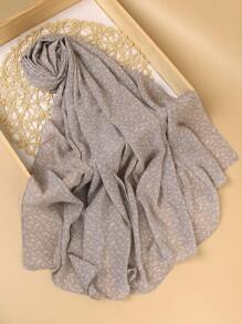 1 Piece Chiffon Paisley Cashew Print Chiffon Scarf, Elegant Female Hijab, Spring And Summer Soft And Breathable Sun-Proof Silk Scarf Shawl For Abaya