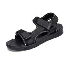 Nouveaux sandales décontractées d'été pour hommes, chaussures de plage légères et respirantes en EVA, style mode large