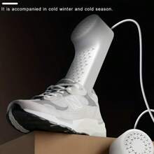 Essiccatore di scarpe alimentato a USB, asciugatore con tre velocità e timer, deodorante per scarpe, essiccatore di scarpe pieghevole intelligente, senza batteria, adatto per Ognissanti, Natale, asciugatura di scarpe calde per adulti, adatto per stivali e scarpe